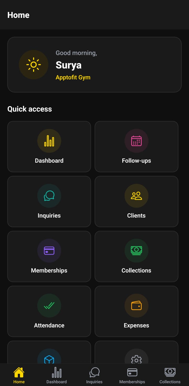 Home Page Dark screen in MGM app